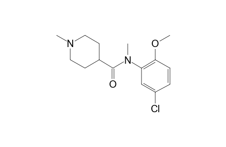 N-(5-Chloro-2-hydroxyphenyl)piperidine-4-carboxamide, N,N'-dimethyl-, methyl ether