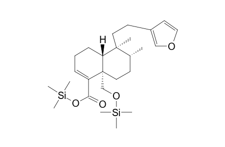 Hautriwaic acid, 2tms