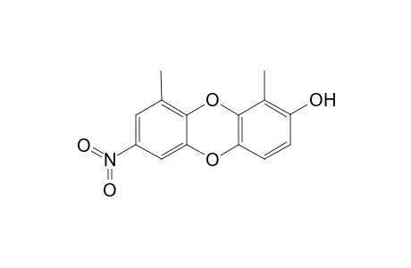 2-Hydroxy-1,9-dimethyl-7-nitrobenzo-p-dioxin