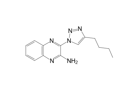 3-(4-butyl-1H-1,2,3-triazol-1-yl)quinoxalin-2-amine