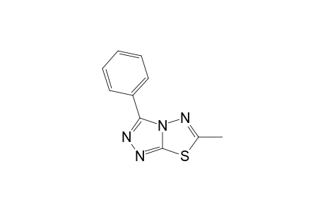 6-Methyl-3-phenyl-s-triazolo[3,4-b][1,3,4]thiadiazole