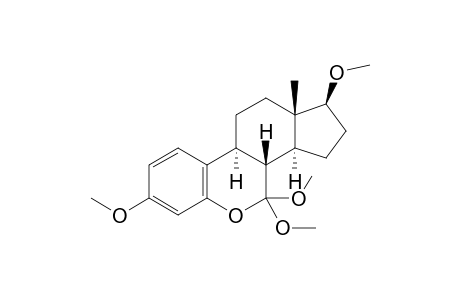 3,7,7,17.beta.-Tetramethoxy-6-oxaestra-1,3,5(10)-triene