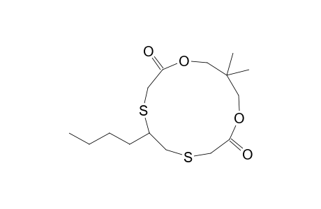 9-Butyl-3,3-dimethyl-1,5-dioxa-8,11-dithiacyclotridecane-6,13-dione
