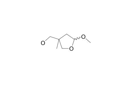 4-Hydroxymethyl-2-methoxy-4-methyltetrahydrouran