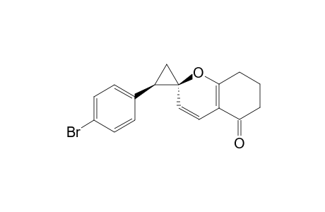 (1'S,2'R)-2'-(4-bromophenyl)-7,8-dihydrospiro[chromene-2,1'-cyclopropan]-5(6H)-one