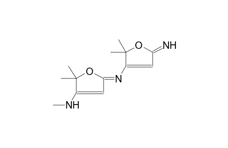 2,5-DIHYDRO-5,5-DIMETHYL-2-(2,5-DIHYDRO-5,5-DIMETHYL-2-IMINOFURYL-4)IMINO-4-METHYLAMINOFURAN