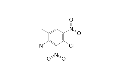 Benzenamine, 3-chloro-6-methyl-2,4-dinitro-