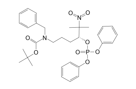 (4R)-N-Benzyl-N-(tert.-butyloxycarbonyl)-4-diphenylphosphatoxy-5-methyl-5-nitrohexylamine