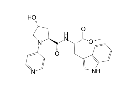(S)-2-[((2S,4R)-4-Hydroxy-1-pyridin-4-yl-pyrrolidine-2-carbonyl)-amino]-3-(1H-indol-3-yl)-propionic acid methyl ester