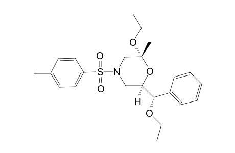 2-Ethoxy-6-(ethoxyphenylmethyl)-2-methyl-4-(toluene-4-sulfonyl)morpholine