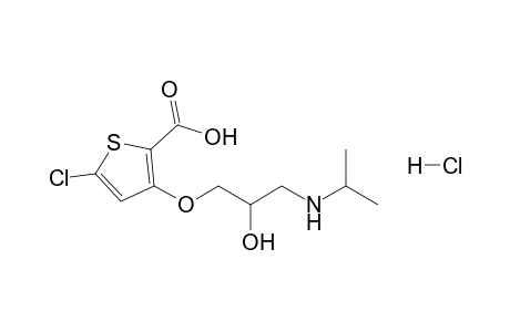 1-[2'-(Hydroxycarbonyl)-5'-chloro-3'-thienyloxy]-3-(isopropylamino)-2-propanol - hydrochloride