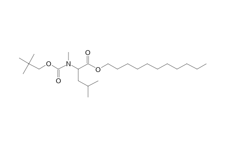 L-Leucine, N-neopentyloxycarbonyl-N-methyl-, undecyl ester