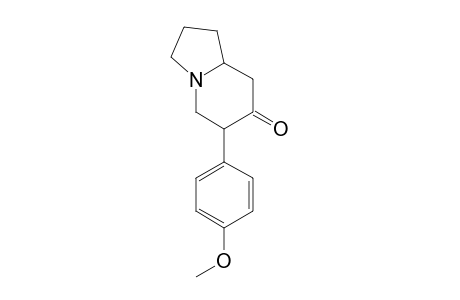 6-(4-Methoxyphenyl)hexahydro-7(1H)-indolizinone