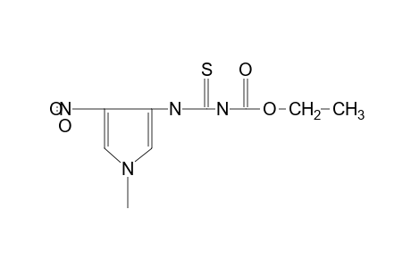 4-(1-methyl-4-nitropyrrol-3-yl)-3-thioallophanic acid, ethyl ester