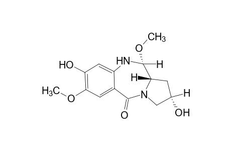 2(S),11(R),11A(S)-2,8-Dihydroxy-7,11-dimethoxy-1,2,3,10,11,11A-hexahydro-5H-pyrrolo[2,1-C][1,4]benzodiazepin-5-one