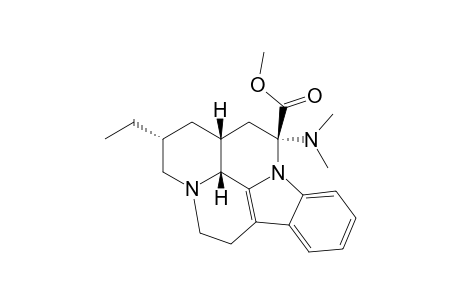 16-DEHYDROXY-16-(DIMETHYLAMINO)-TACAMINE;12-ALPHA,13A-BETA,13B-BETA