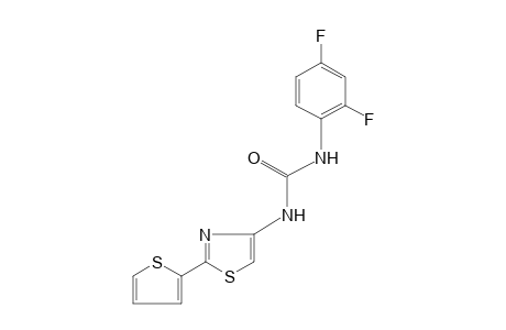 1-(2,4-difluorophenyl)-3-[2-(2-thienyl)-4-thiazolyl]urea