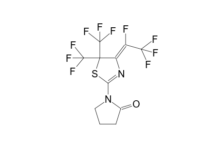 2-(2-Oxopyrrolidino)-4-tertfluoroethylidene-5,5-bis(trifluoromethyl)-4,5-dihydrothiazole