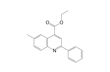 6-methyl-2-phenylcinchoninic acid, ethyl ester