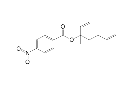 4-Nitrobenzoic acid, 1-methyl-1-vinyl-pent-4-enyl ester