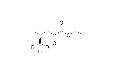 (4R)-5,5,5-Trideuterio-2-keto-4-methyl-valeric acid ethyl ester