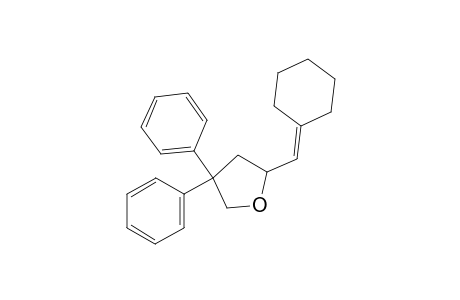 2-(cyclohexylidenemethyl)-4,4-diphenyloxolane