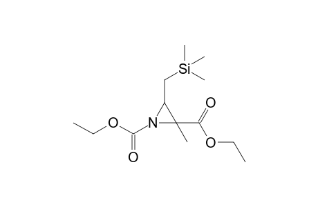 Diethyl 2-methyl-3-(trimethylsilylmethyl)aziridine-1,2-dicarboxylate