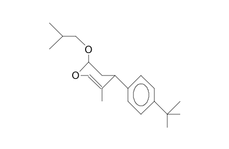 trans-2-Isobutoxy-5-methyl-4-(4-tert-butyl-phenyl)-3,4-dihydro-2H-pyran
