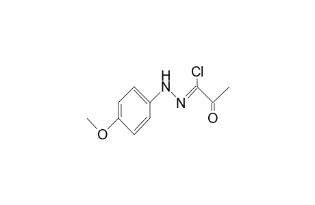 Propanehydrazonoyl chloride, N-(4-methoxyphenyl)-2-oxo-