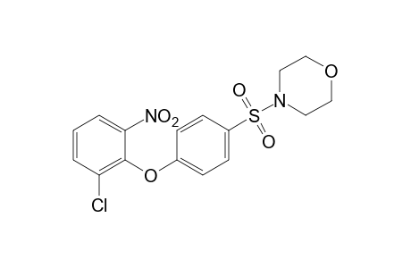 4-{[p-(2-chloro-6-nitrophenoxy)phenyl]sulfonyl}morpholine