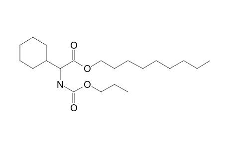 Glycine, 2-cyclohexyl-N-propoxycarbonyl-, nonyl ester