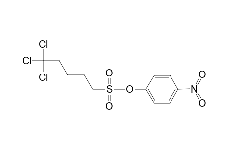 Pentanesulfonic acid, 5,5,5-trichloro-, 4-nitrophenyl ester