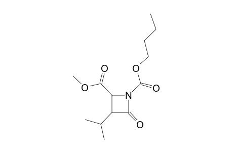 1-[(Butoxy)carbonyl]-3-isopropyl-4-[(methoxy)carbonyl]-1-azetidin-2-one