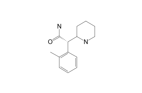 ALPHA-(2-TOLYL)-ALPHA-(2-PIPERIDYL)-ACETAMIDE