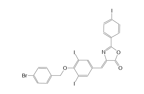 (4Z)-4-{4-[(4-bromobenzyl)oxy]-3,5-diiodobenzylidene}-2-(4-iodophenyl)-1,3-oxazol-5(4H)-one