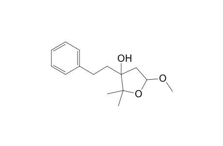2-Methoxy-5,5-dimethyl-4-(2-phenylethyl)tetrahydrofuran-4-ol isomer