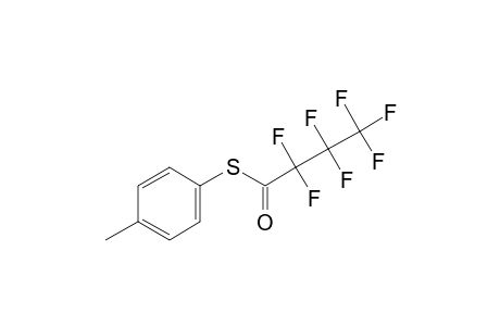 p-Thiocresol, S-heptafluorobutyryl-