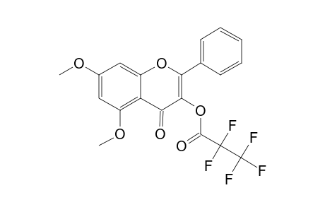 5,7-Dimethoxy-3-(pentafluoropropionyl)oxyflavone