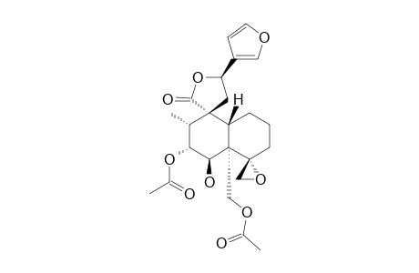 (12S)-7-ALPHA,19-DIACETOXY-4-ALPHA,18;15,16-DIEPOXY-6-ALPHA-HYDROXY-NEOClERODA-13-(16),14-DIEN-20,12-OLIDE