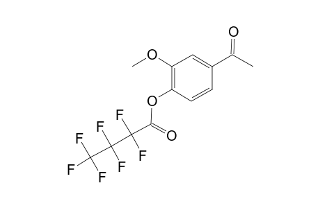 4'-Hydroxy-3'-methoxyacetophenone, heptafluorobutyrate