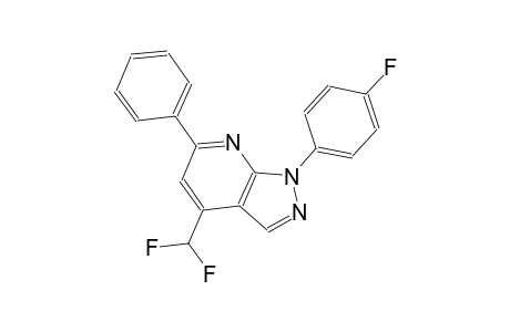 1H-pyrazolo[3,4-b]pyridine, 4-(difluoromethyl)-1-(4-fluorophenyl)-6-phenyl-