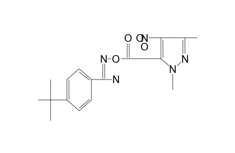 p-tert-butyl-O-[(1,3-dimethyl-4-nitropyrazol-5-yl)carbonyl]benzamidoxime