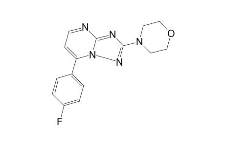 7-(p-FLUOROPHENYL)-2-MORPHOLINO-s-TRIAZOLO[1,5-a]PYRIMIDINE