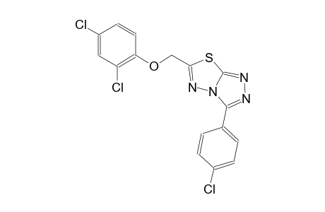 3-(4-chlorophenyl)-6-[(2,4-dichlorophenoxy)methyl][1,2,4]triazolo[3,4-b][1,3,4]thiadiazole