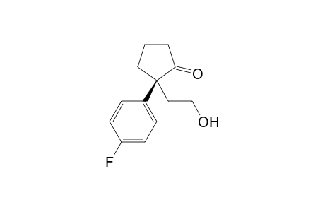 (2S)-2-(4-fluorophenyl)-2-(2-hydroxyethyl)cyclopentanone