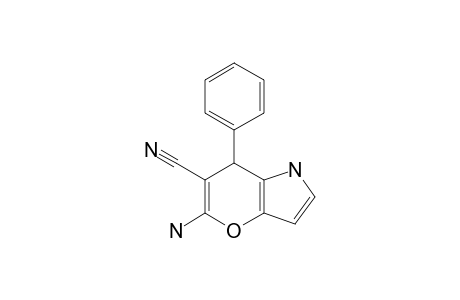 5-AMINO-1,7-DIHYDRO-7-PHENYLPYRANO-[3,2-B]-PYRROLE-6-CARBONITRILE