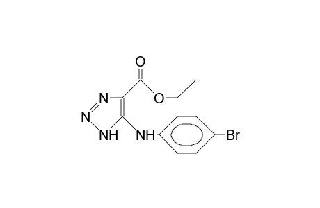 5-(4-Bromo-anilino)-1,2,3-triazole-4-carboxylic acid, ethyl ester