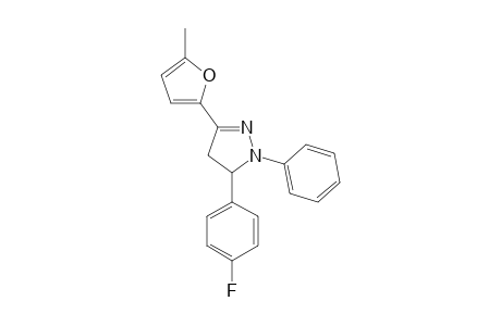 5-(4-Fluorophenyl)-3-(5-methyl-2-furyl)-1-phenyl-4,5-dihydro-1H-pyrazole