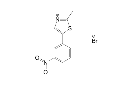 2-methyl-5-(m-nitrophenyl)thiazole, monohydrobromide