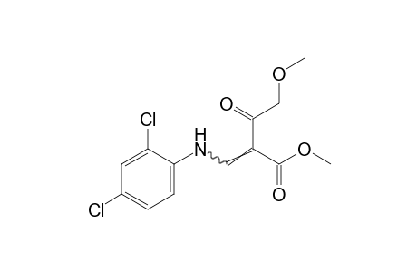 2-[(2,4-dichloroanilino)methylene]-4-methoxyacetoacetic acid, methyl ester